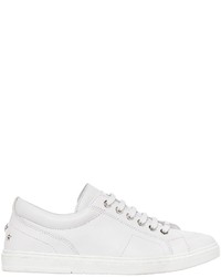 Jimmy Choo Smooth Leather Low Top Sneakers