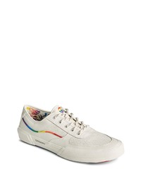 Sperry Top-Sider Soletide Pride Sneaker In White Multi At Nordstrom