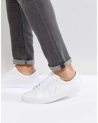 Fred Perry Spencer Leather Trainers In White