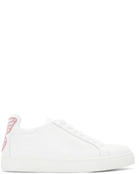 Sophia Webster Ssense White Leather Bibi Sneakers