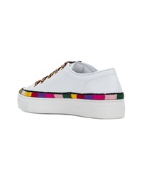 Etro Stripe Detail Lace Up Sneakers