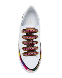 Etro Stripe Detail Lace Up Sneakers