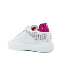 Philipp Plein Studded Lace Up Sneakers