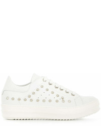 Les Hommes Studded Low Top Sneakers