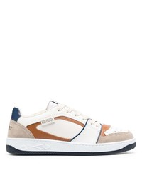 Enterprise Japan Suede Panelled Low Top Sneakers