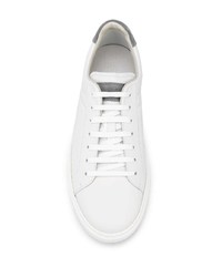 Brunello Cucinelli Suede Trimmed Low Top Trainers