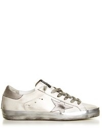 Golden Goose Deluxe Brand Super Star Sparkle Low Top Leather Trainers