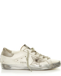 Golden Goose Deluxe Brand Super Star Sparkle Low Top Leather Trainers