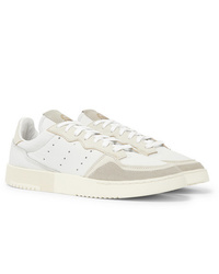 adidas Originals Supercourt Suede Trimmed Leather Sneakers
