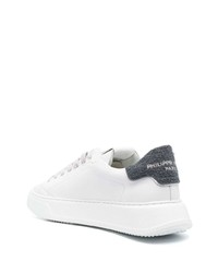 Philippe Model Paris Temple Low Top Leather Sneakers