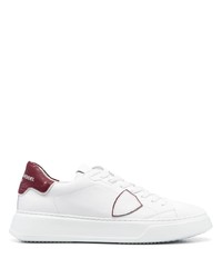 Philippe Model Paris Temple Low Top Leather Sneakers