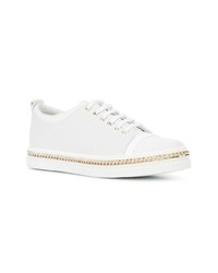 Lanvin Tennis Chain Embellished Sneakers
