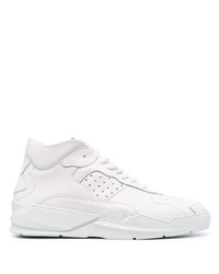 Filling Pieces Tonal Panelled Hi Top Leather Trainers