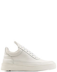 Filling Pieces Top Stripe Leather Sneakers