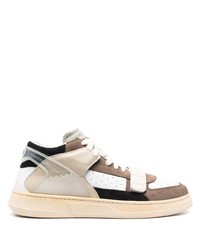 RUN OF Touch Strap Mid Top Sneakers