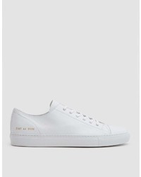 Common Projects Tournat Low Cap Toe Sneaker In White