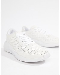 ASOS DESIGN Trainers In White With Perforation
