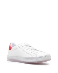 Kiton Transparent Sole Lace Up Sneakers