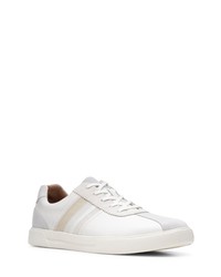 Clarks Un Costa Band Sneaker In White Leathersuede Combi At Nordstrom
