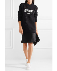 Givenchy Urban Street Logo Appliqud Leather Sneakers