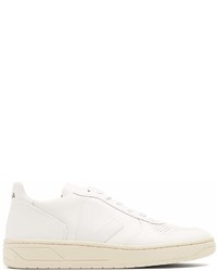 Veja V 10 Low Top Leather Trainers