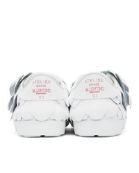 Valentino Garavani White 03 Rose Edition Atelier Petal Low Sneakers