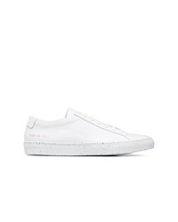 Common Projects White Achilles Confetti Leather Low Top Sneakers