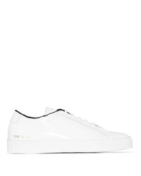 Common Projects White Achilles Leather Low Top Sneakers