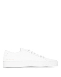 Common Projects White Achilles Premium Leather Sneakers
