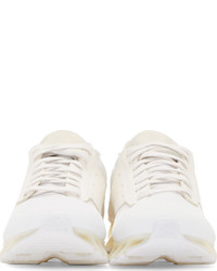 Rick Owens White Adidas By Springblade Sneakers