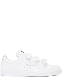 Raf Simons White Adidas Originals Edition Stan Smith Comfort Sneakers
