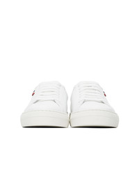 Moncler White Alodie Sneakers