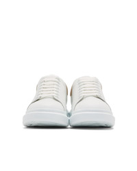 Alexander McQueen White And Beige Oversized Sneakers