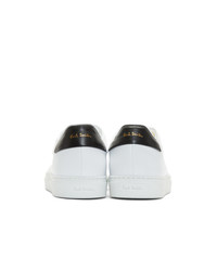 Paul Smith White And Black Basso Sneakers