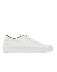Common Projects White And Black Original Vintage Achilles Sneakers