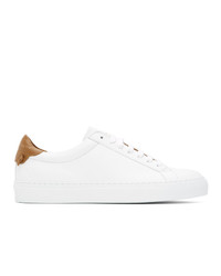 Givenchy White And Brown Urban Street Sneakers