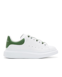 Alexander McQueen White And Green Degrade Oversized Sneakers