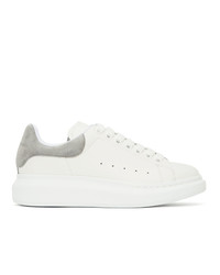 Alexander McQueen White And Grey Oversized Sneakers