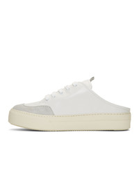 Sunnei White And Grey Sabot Sneakers