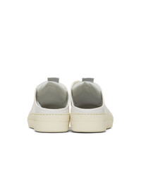 Sunnei White And Grey Sabot Sneakers