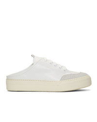 Sunnei White And Grey Sabot Sneakers