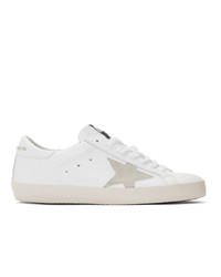 Golden Goose White And Grey Sneakers