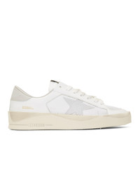 Golden Goose White And Grey Stardan Sneakers