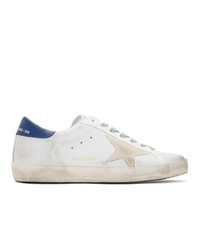 Golden Goose White And Off White Nubuck Sneakers