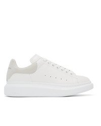 Alexander McQueen White And Off White Oversized Sneakers