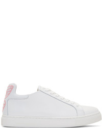 Sophia Webster White And Pink Bibi Butterfly Sneakers