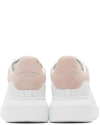 Alexander McQueen White And Pink Oversized Sneakers