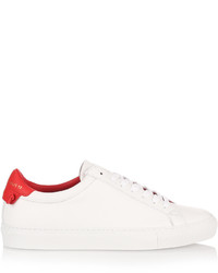 Givenchy White And Red Leather Sneaker