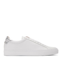 Givenchy White And Silver Urban Street Sneakers