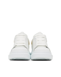 Alexander McQueen White And Yellow Oversized Sneakers